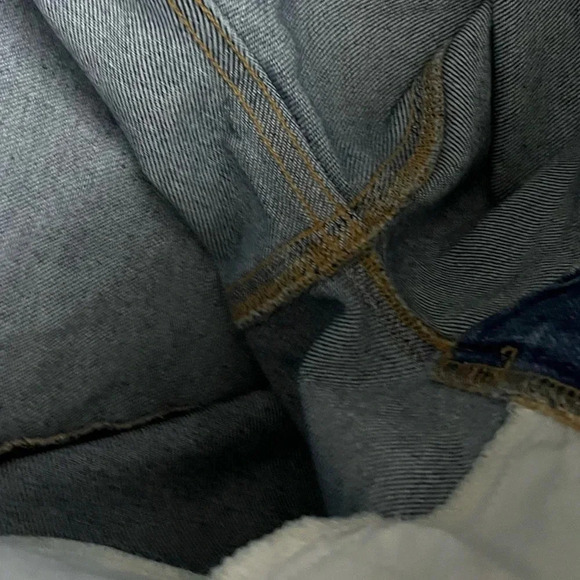 J. Crew Size 29 Mid-Rise Demi-Boot Crop Jeans Raw Hem Kick Flare Denim Size 8/29 - Picture 8 of 12